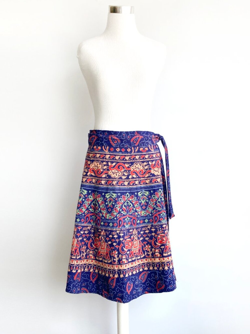 Art Gecko Cotton Wrap Skirt
